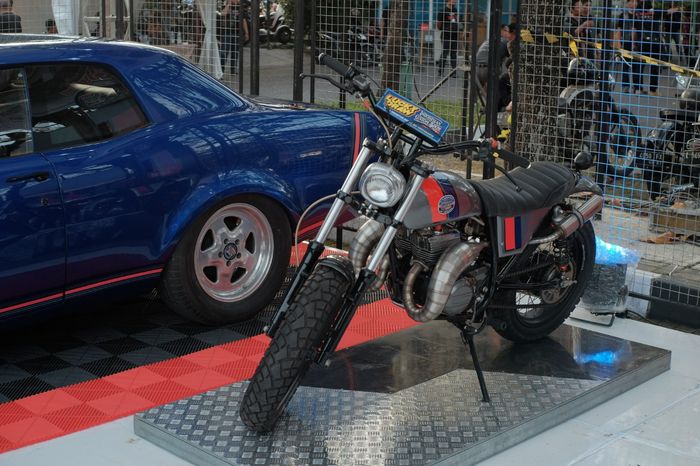 Lucky Draw motor custom bagi pengunjung Indonesian Custom Show 2022 Jogja
