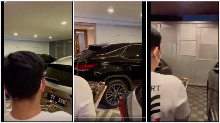 Deretan mobil mewah milik Ferdy Sambo yang terekam dalam video semasa hidup Brigadir J. 