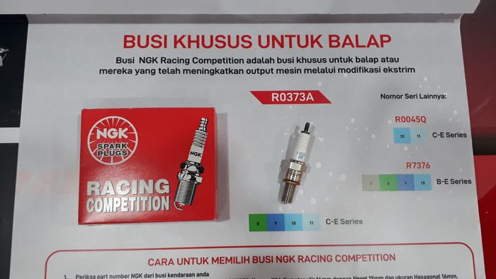 Busi racing NGK Racing Competition resmi dijual