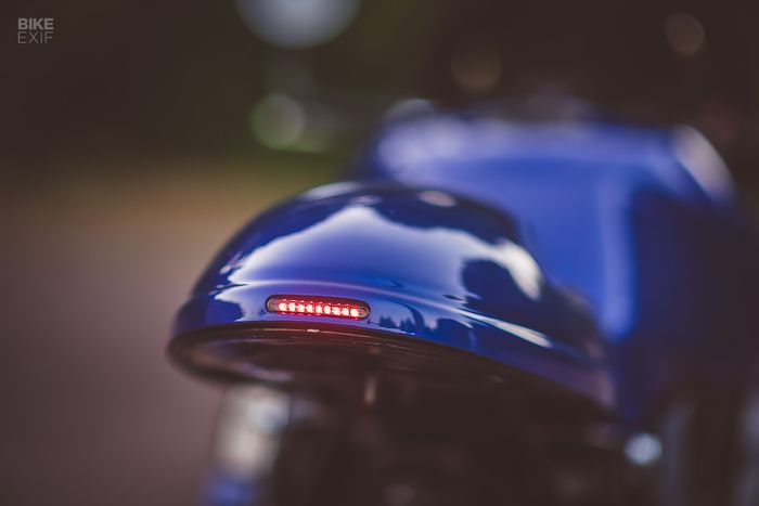 Subframe sudah dirombak dan diberi buntut kustom minimalis