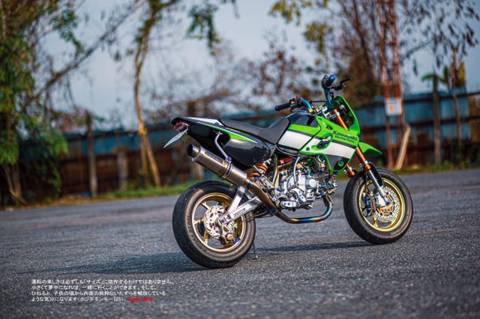 Modifikasi Kawasaki KSR 110 yang keren dan sangar