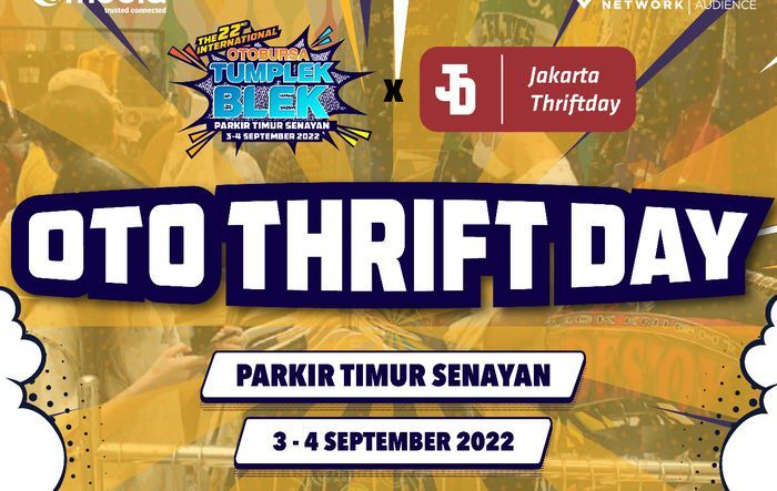 Otobursa Tumplek Blek 2022 bakal hadirkan program baru Oto Thrift Day.