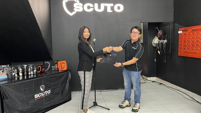Scuto Indonesia meraih tiga kali penghargaan Superbrands, kategori Car Saloon 