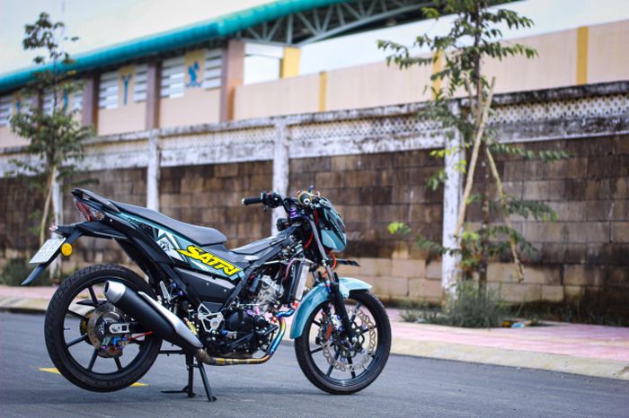 Modifikasi Suzuki Satria F150 yang keren
