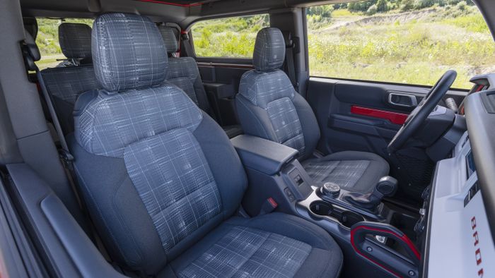 Interior Ford Bronco Heritage Edition.