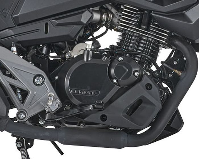 CFMoto Papio pakai mesin tegak 126cc 6 speed