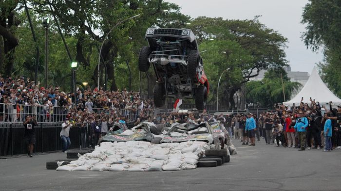 Aksi Gamon di Otobursa Tumplek Blek 2022