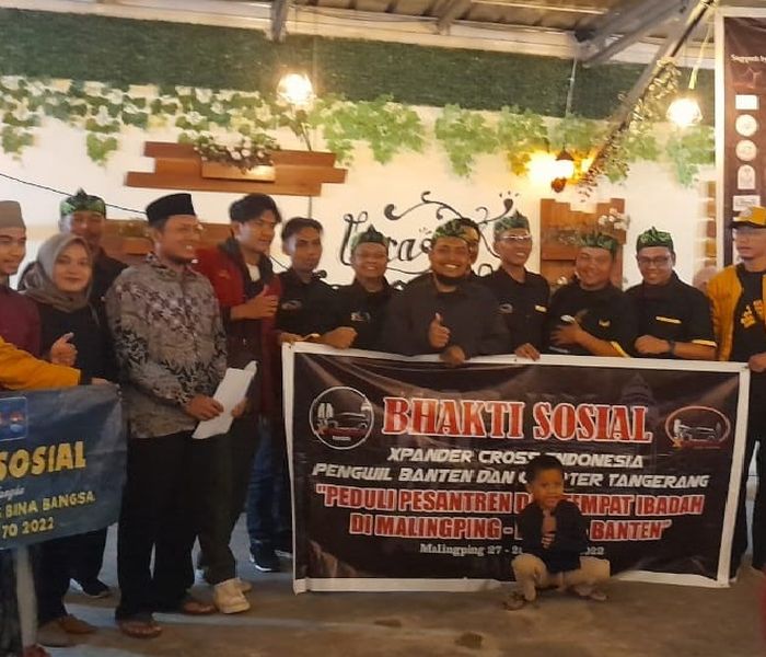 Deklarasi pengwil Xpcross.id lalu dilanjutkan dengan kegiatan bakti sosial.