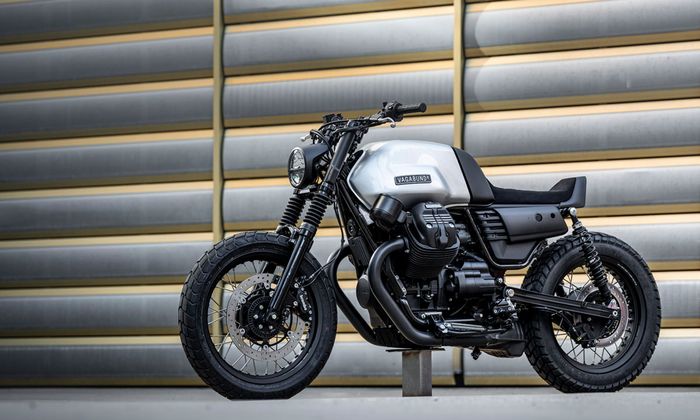 Moto Guzzi V7 III scrambler yang keren 