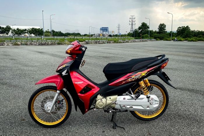 Modifikasi Honda Supra Fit yang elegan