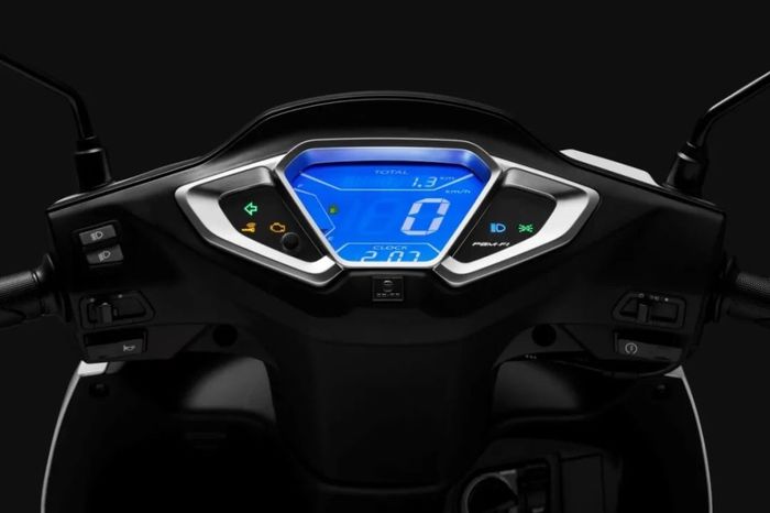 Panel instrumen Honda NCR125 sudah full digital