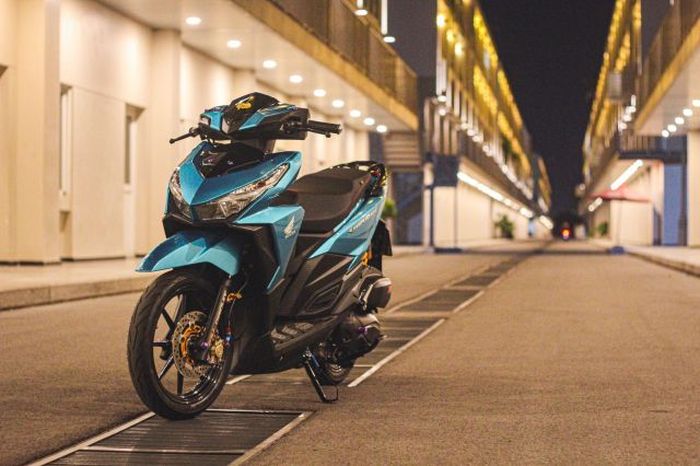 Modifikasi Honda Vario 150 yang keren meski ubahannya simpel