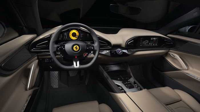 Interior Ferrari Purosangue.
