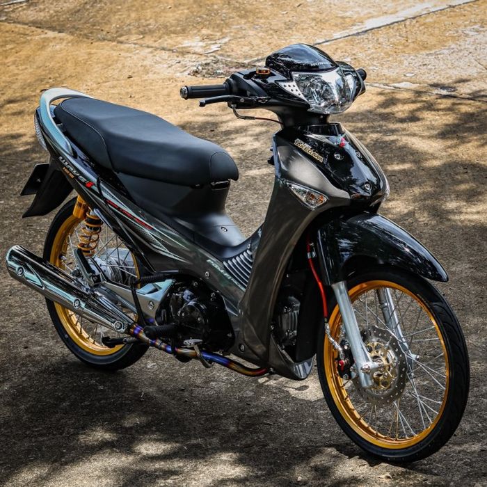 Modifikasi Honda Supra X 125 yang elegan