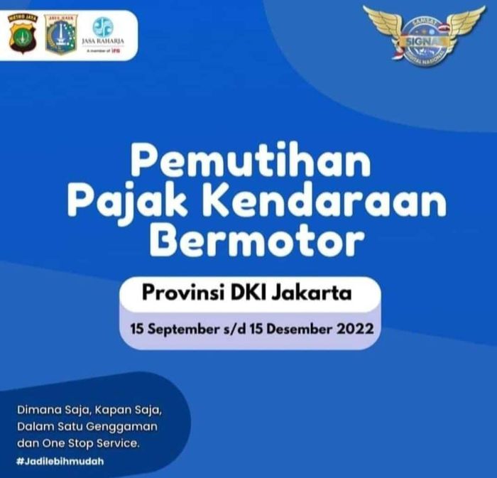 Pemutihan Pajak Kendaraan Bermotor Provinsi DKI Jakarta