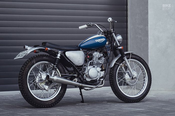 Yamaha SR150 scrambler yang mempesona
