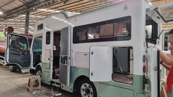 Ubah konsep kabin Isuzu NLR 55