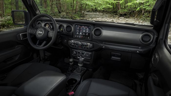 Interior Jeep Wrangler Willys 4xe.