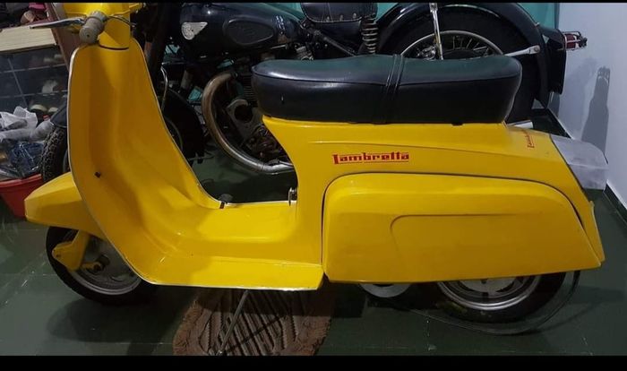 Lambretta buatan India bisa kelihatan dari nomor rangkanya 