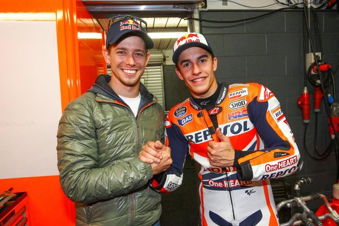 Juara dunia MotoGP dua kali Casey Stoner kasih Marc Marquez wejangan balapan pasca cidera