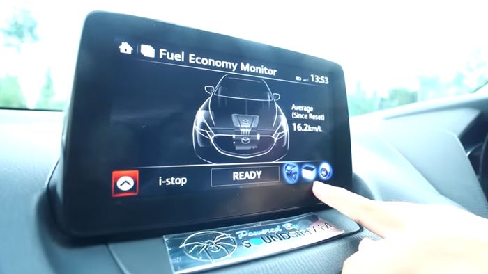 Syarat aktifnya i-Stop bisa dilihat di Fuel Economy Monitor.