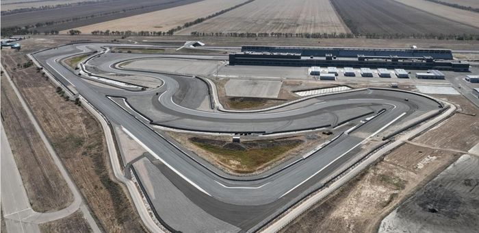 MotoGP Kazakhstan menjadi balapan baru untuk musim 2023. Tampak dalam gambar Sirkuit Internasional Sokol yang akan menjadi arena.