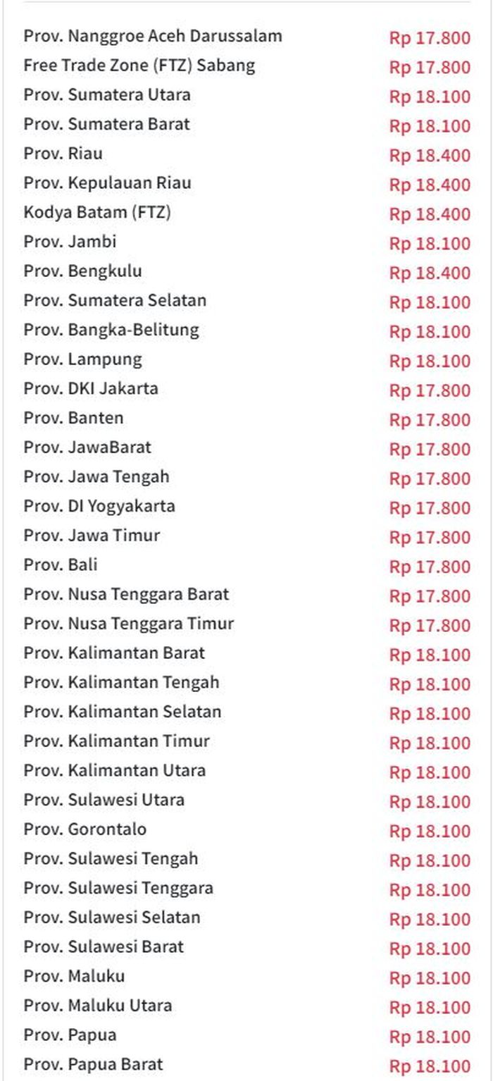 Harga Dexlite per 1 Oktober 2022 naik