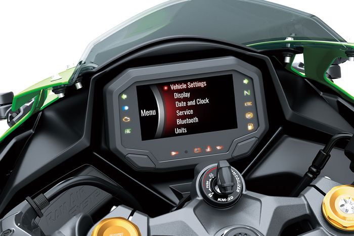 Speedometer full colour terbaru di Kawasaki Ninja ZX-25R