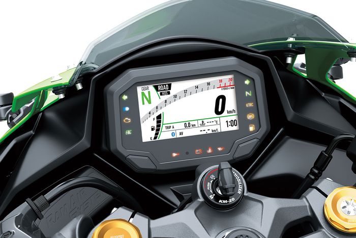 Pada menu Tunning di aplikasi Rideology The App, bikers bisa menggunakan beragam pengaturan pada tab Kawasaki Riding Management.