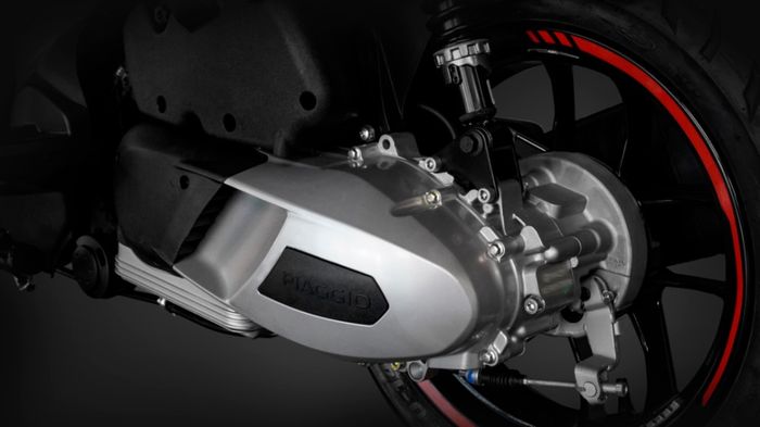 Aprilia SR 150 bermesin i-get 155 cc SOHC 3 katup berpendingin udara