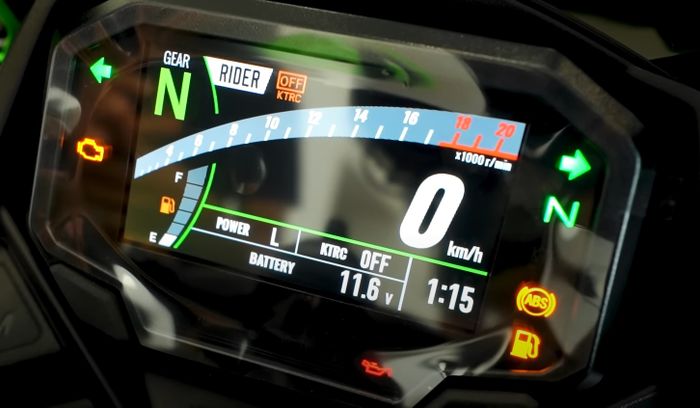Rider mode di Kawasaki ZX-25RR