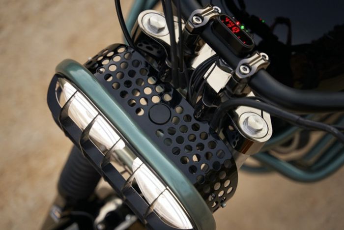 Headlamp pakai model twin ala Honda Baja