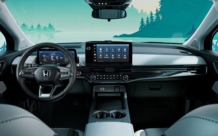 Interior Honda Prologue berkesan simpel.