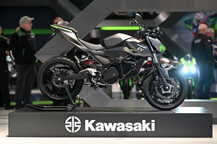 Konsep motor listrik Kawasaki EV dipamerkan di Intermot 2022