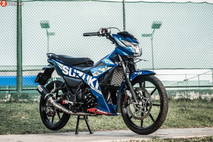 Modifikasi Suzuki Satria F150 yang sporty dan elegan