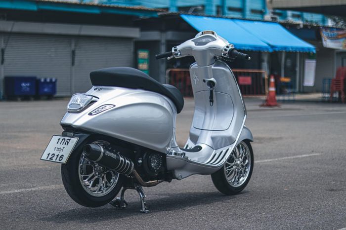 Modifikasi Vespa Sprint yang mempesona