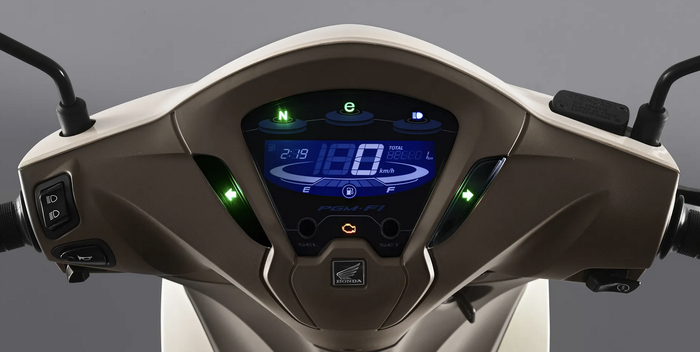 Panel instrumen Honda Biz 125 sudah full digital