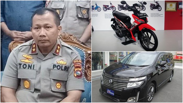 Irjen Pol Toni Harmanto yang ditunjuk buat isi kursi Kapolda Jatim ternyata masih koleksi Honda Supra X lo.