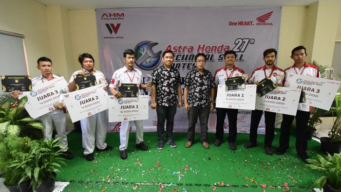 Pemenang kontes layanan after sales AHASS Honda 2022