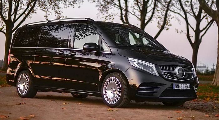 Modifikasi Mercedes-Benz V-Class paling buas bermesin V8 power tembus 620 dk