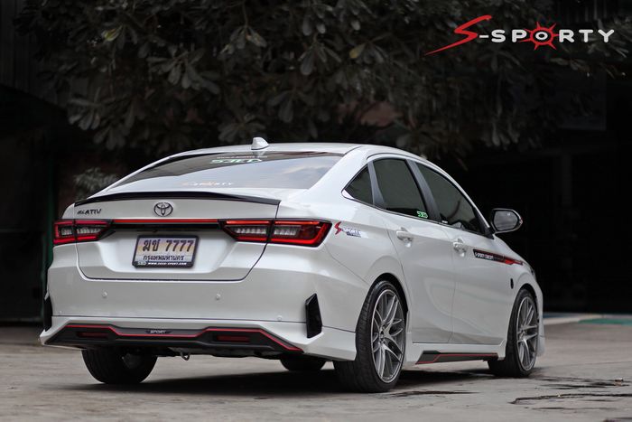 Modifikasi Toyota Vios baru tampil sporty minimalis usai dirombak S-Sporty, Thailand