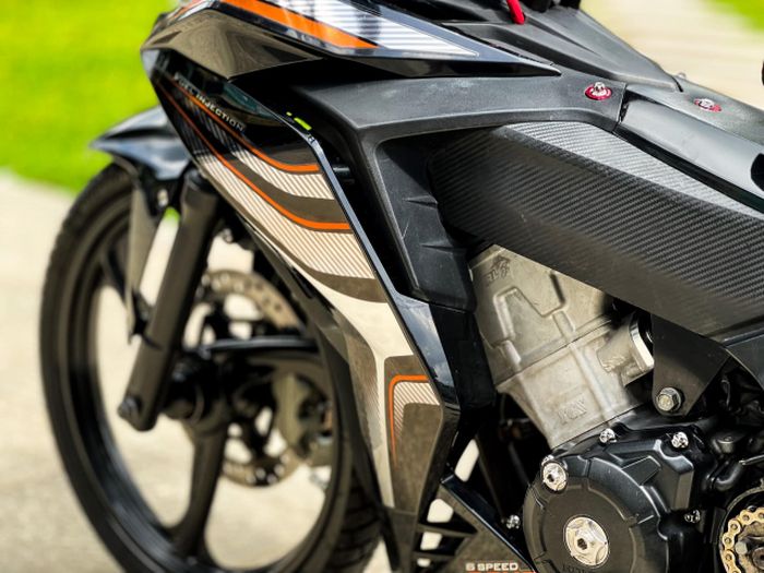 Sektor mesin sudah diberi blok silinder YCS dan kepala silinder RedLeo