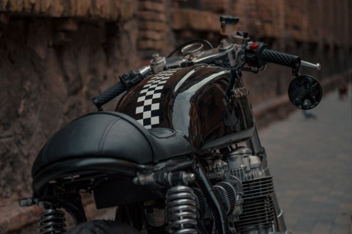 Subframe sudah dirombak dan dipasangi jok kustom