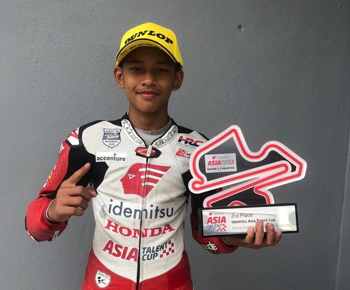 Pembalap binaan Astra Honda Motor (AHM), Veda Ega Pratama.