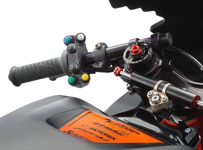 Saklar setang kemudi  KTM RC 8C 2023 identik milik KTM RC16 di MotoGP