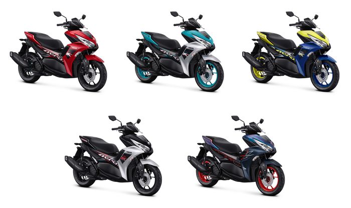 5 warna baru All New Yamaha Aerox 155 Connected standar