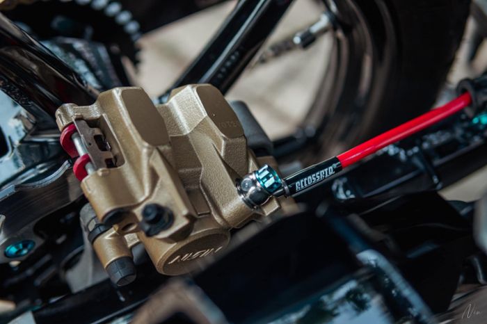 Rem belakang diupgrade ringan