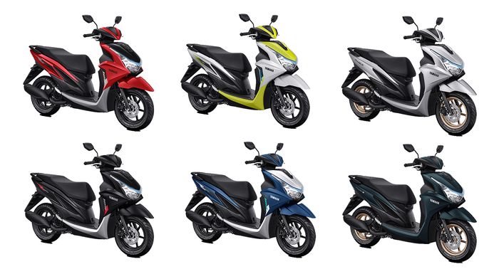 Pilihan warna dan tipe New Yamaha FreeGo 125