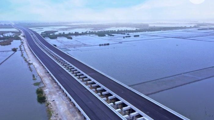 Konstruksi fisik tol Semarang-Demak Seksi 2 sebentar lagi selesai, dengan progres 98 persen.