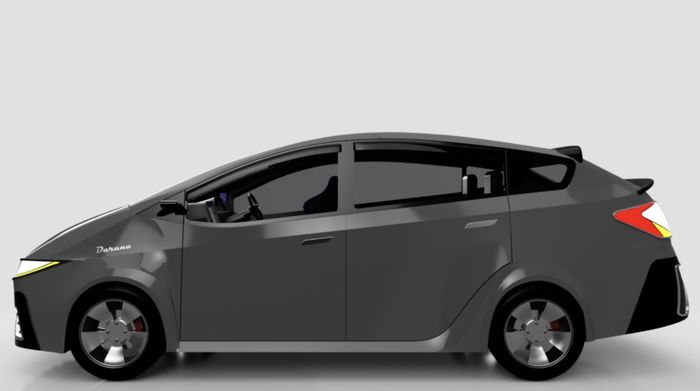 Mobil Listrik Konsep Daruna Buatan Arjuna EV UGM Menggunakan Tipe Hatchback 5 Seater
